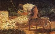 Georges Seurat The Worker Break up the Stone Sweden oil painting artist